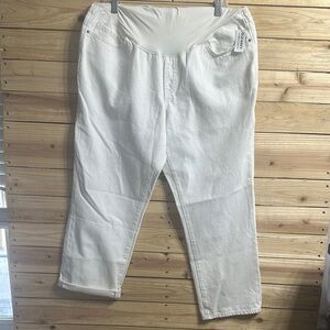 Old Navy Maternity Women's White Jeans